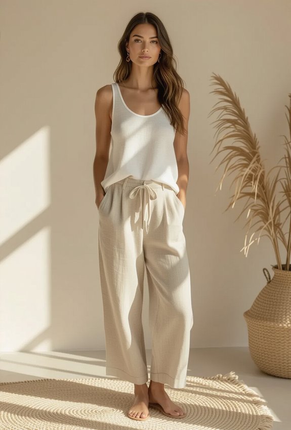 effortless relaxed linen polished
