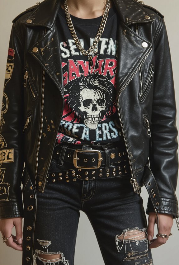 effortless vintage rocker style essence