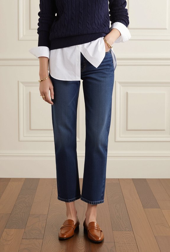 structured crisp preppy casual