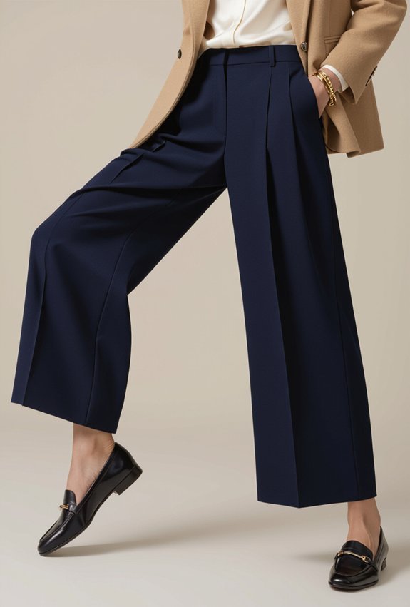 tailored trousers polished professionalism confident fit preppy power